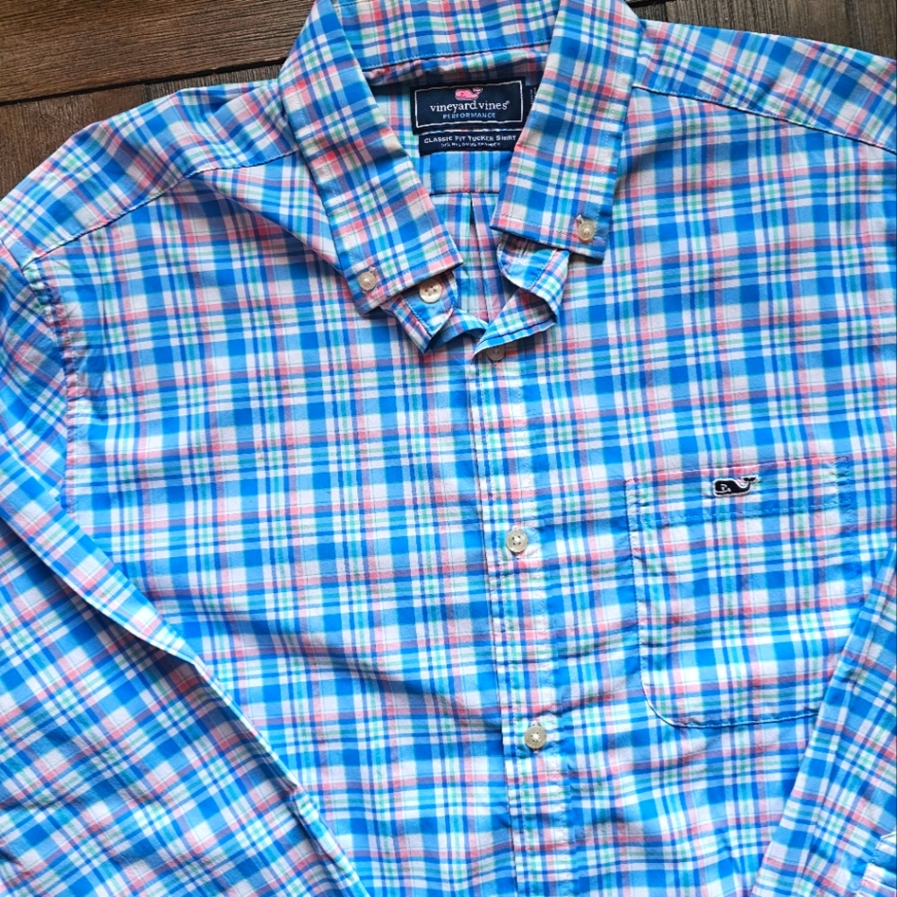 Mens Vinyard Vines LS Shirt